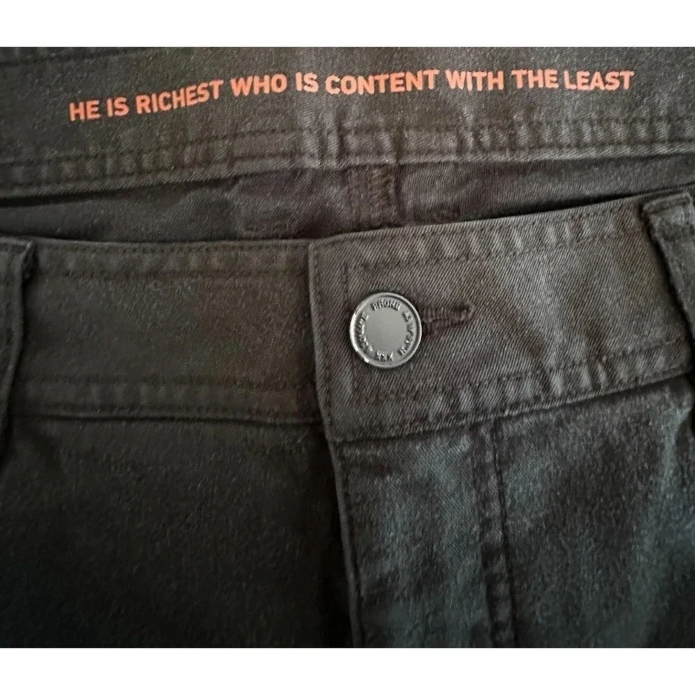 Rhone Black Stretch 5 Pocket Pants Men's Size‎ 35x30 Performance Casual Travel
